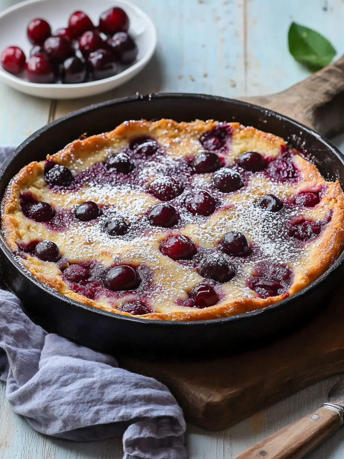Delicious Cherry Clafoutis: Effortless French Dessert Bliss 2 Cherry Clafoutis
