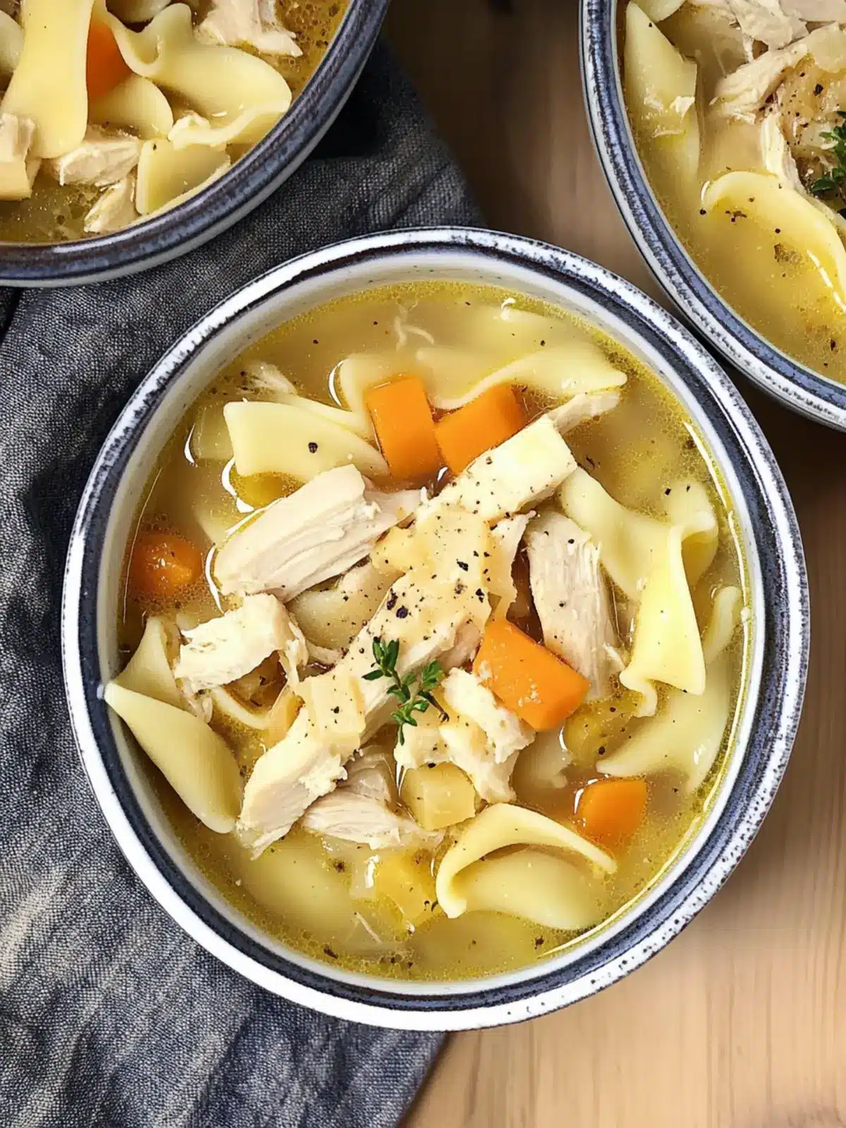 Hearty Homemade Chicken Noodle Soup for Cozy Comfort 2 Homemade Chicken Noodle Soup