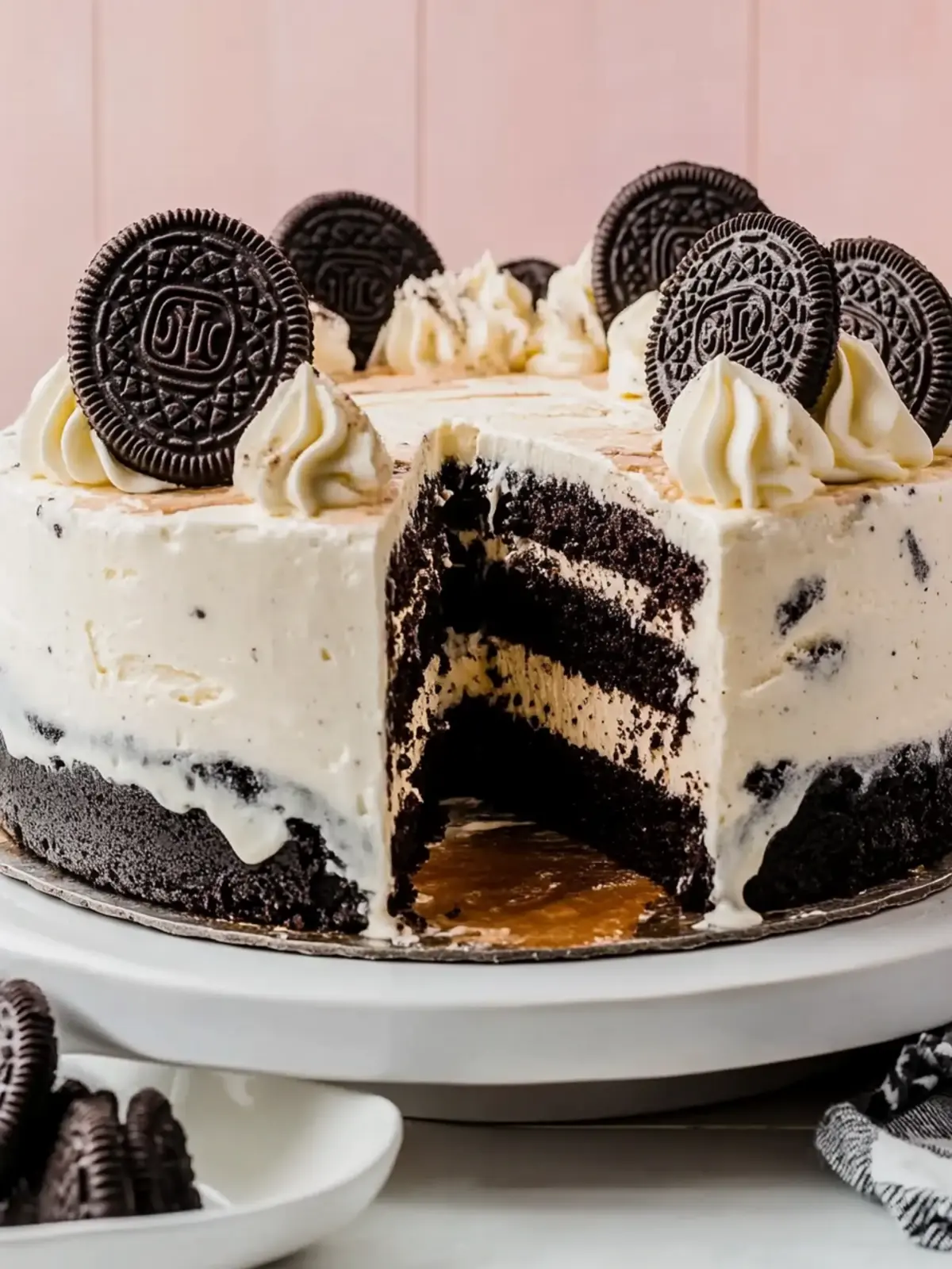 Decadent Oreo Ice Cream Cake You Can Make at Home 2 Oreo Ice Cream Cake
