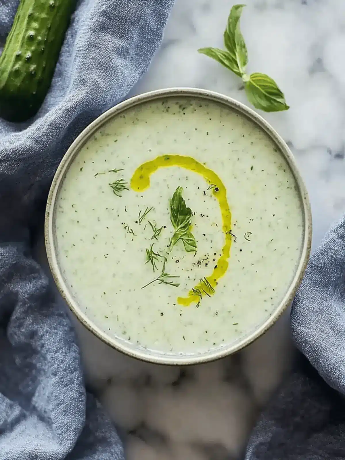 Deliciously Refreshing Cold Cucumber Soup for Hot Days 2 Cold Cucumber Soup