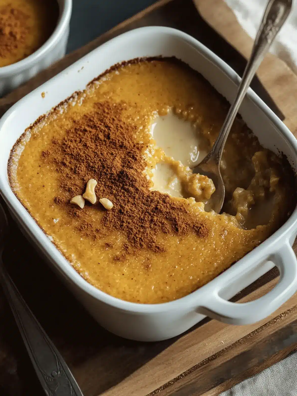 Mouthwatering Indian Pudding: Comforting Molasses Custard Delight 3 Indian Pudding (Molasses Cornmeal Custard)