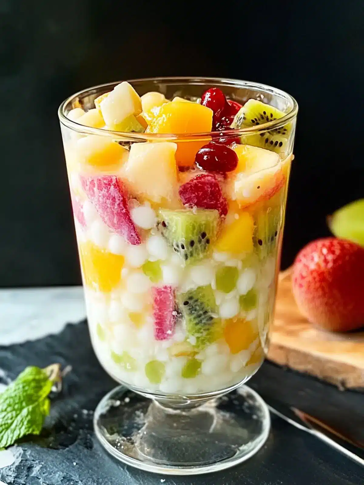 Delicious Mixed Fruit Sago: A Refreshing 10-Minute Dessert 2 Mixed Fruit Sago
