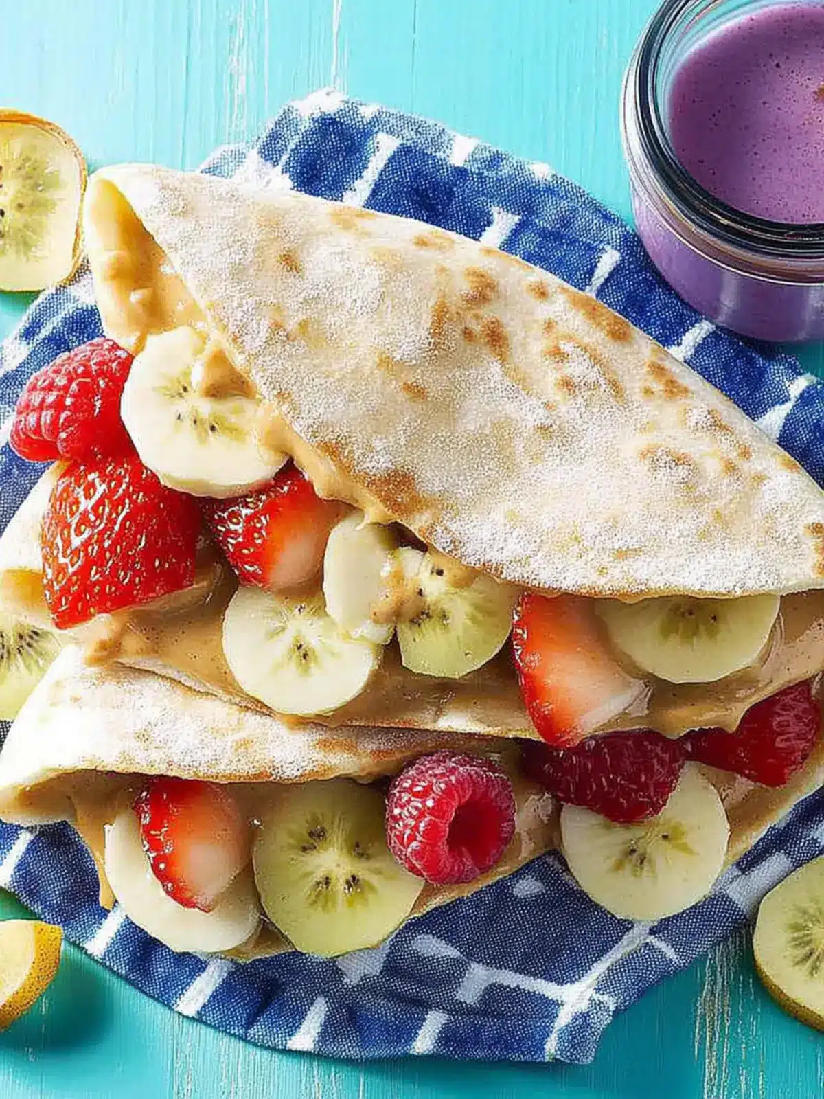 Fruity Peanut Butter Pitas: A Quick Snack Your Family Will Love 2 Fruity Peanut Butter Pitas