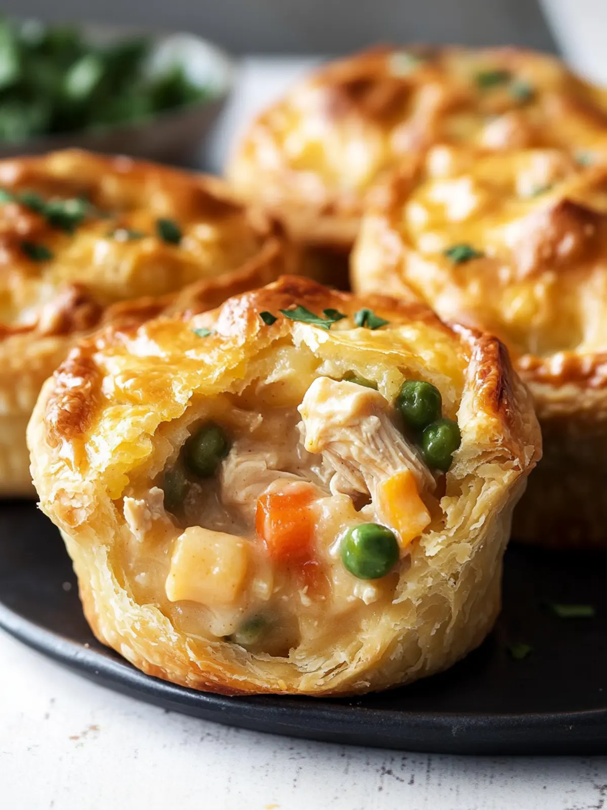 Delicious Mini Chicken Pot Pies in Muffin Tins Ready in Minutes 3 Mini Chicken Pot Pies