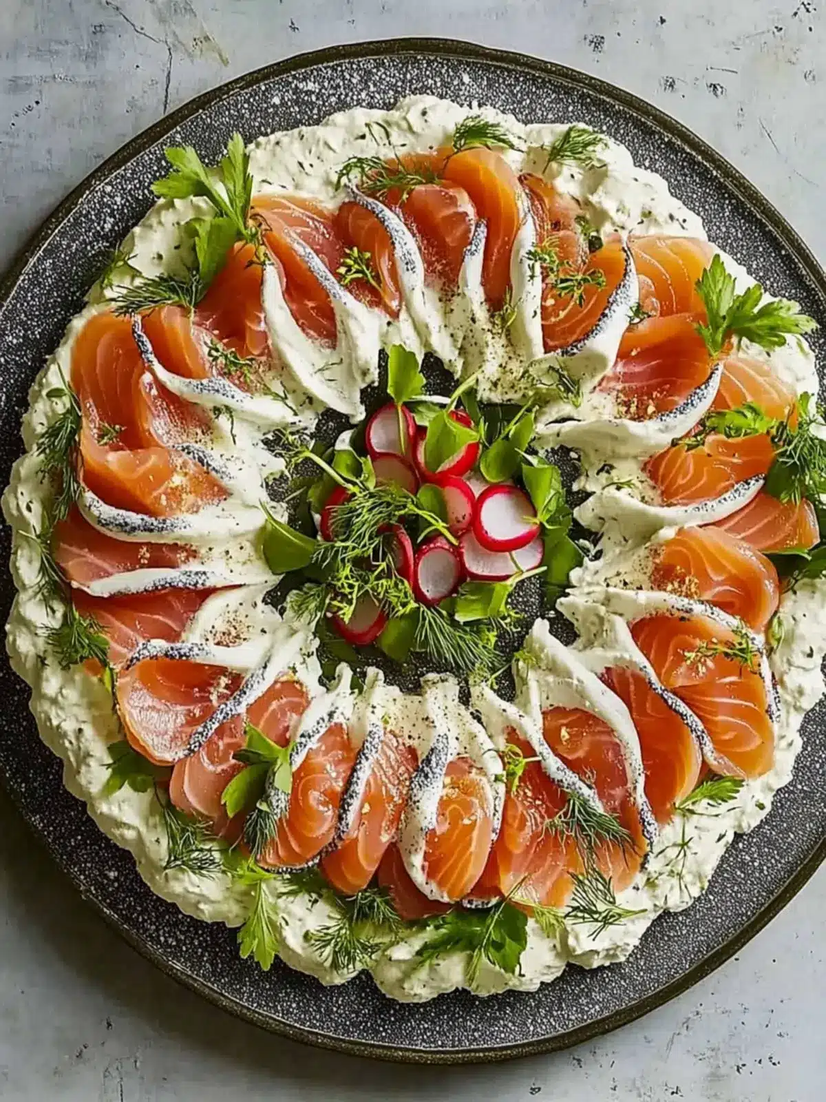 Smoked Salmon Grazing Wreath: Your Festive Flavor Fiesta 2 Smoked salmon grazing wreath