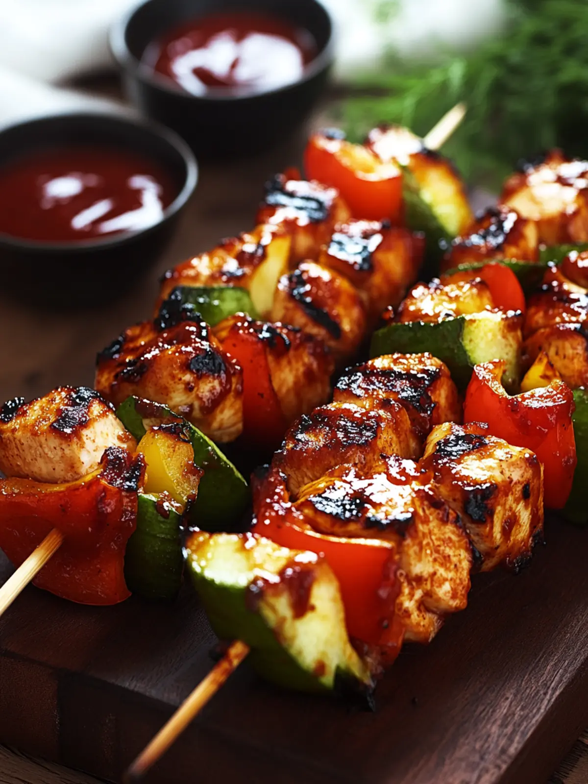 Sweet BBQ Chicken Kebabs for an Unforgettable Flavor Feast 3 Sweet BBQ Chicken Kebabs