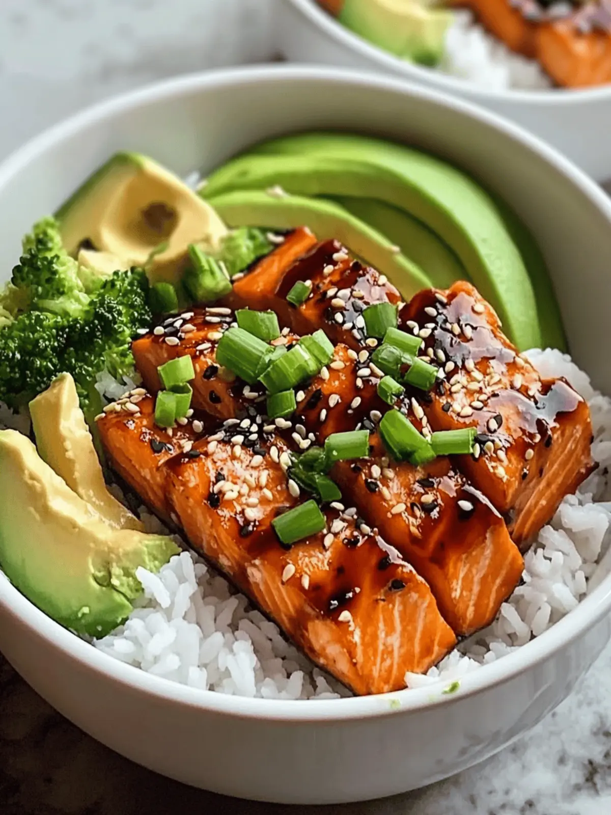 Teriyaki Salmon Bowls: Enjoy a Tasty Home-Cooked Delight 2 Teriyaki Salmon Bowls: A Delicious Meal to Enjoy