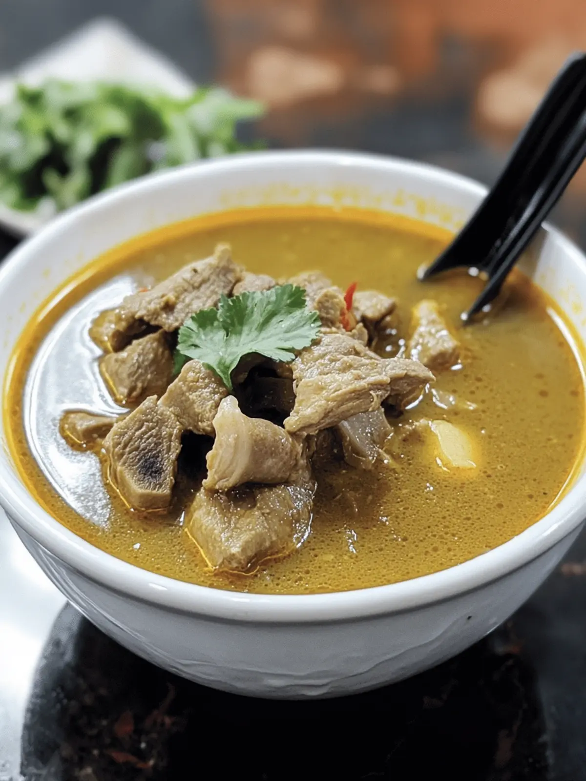 Savor the Warmth: Malaysian Sup Kambing Spiced Mutton Soup 3 Malaysian Sup Kambing (Spiced Mutton Soup)