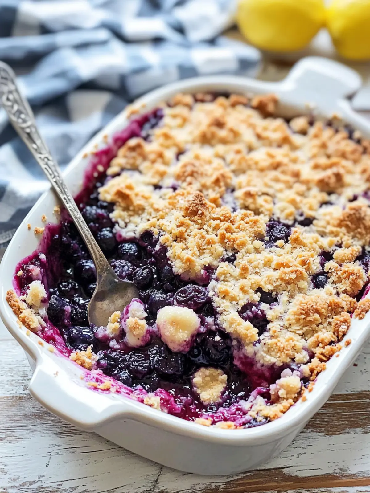 Deliciously Easy Blueberry Lemon Crumble for Any Occasion 3 Blueberry Lemon Crumble