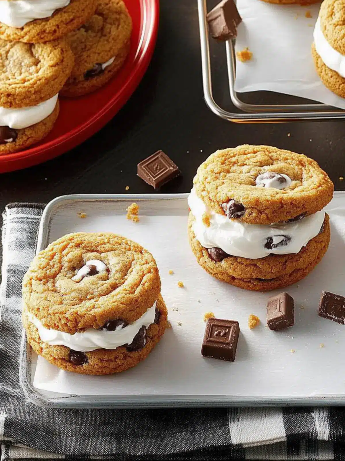 S more Sandwich Cookies: Irresistibly Chewy Campfire Delights 2 S more Sandwich Cookies
