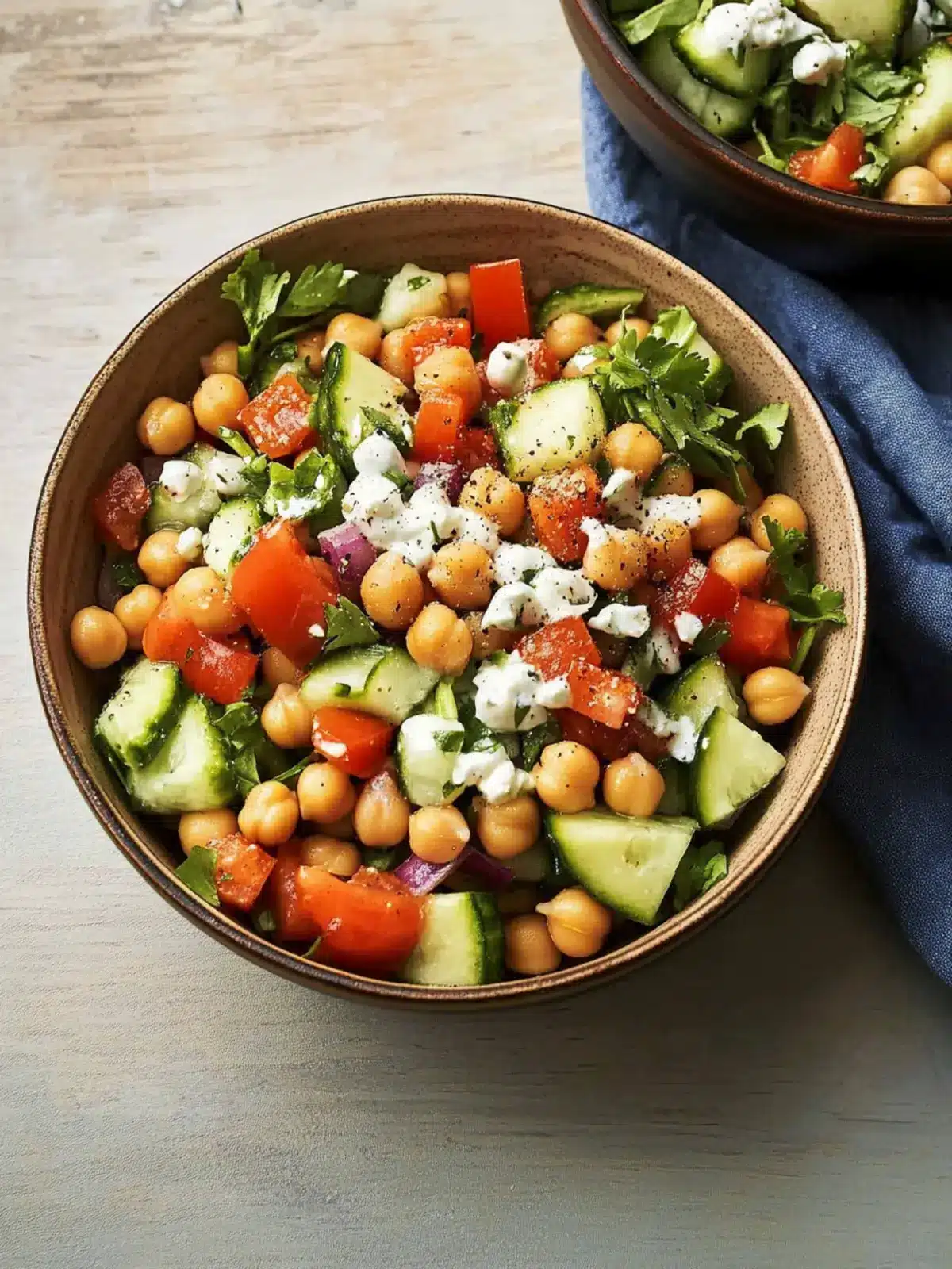 Zesty Buffalo Chickpea Salad with Creamy Ranch Delight 4 Buffalo Chickpea Salad
