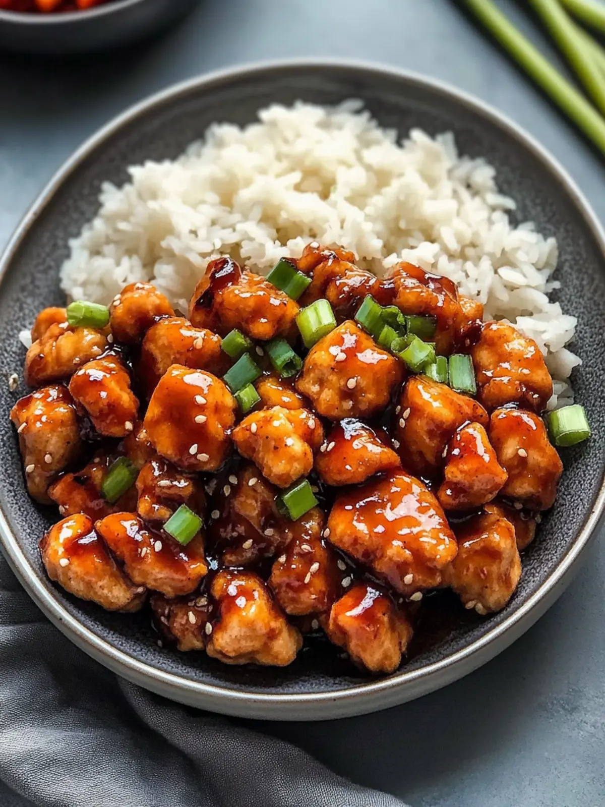Healthy Low-Carb General Tso's Chicken Ready in 10 Minutes 4 Low-Carb General Tso s Chicken