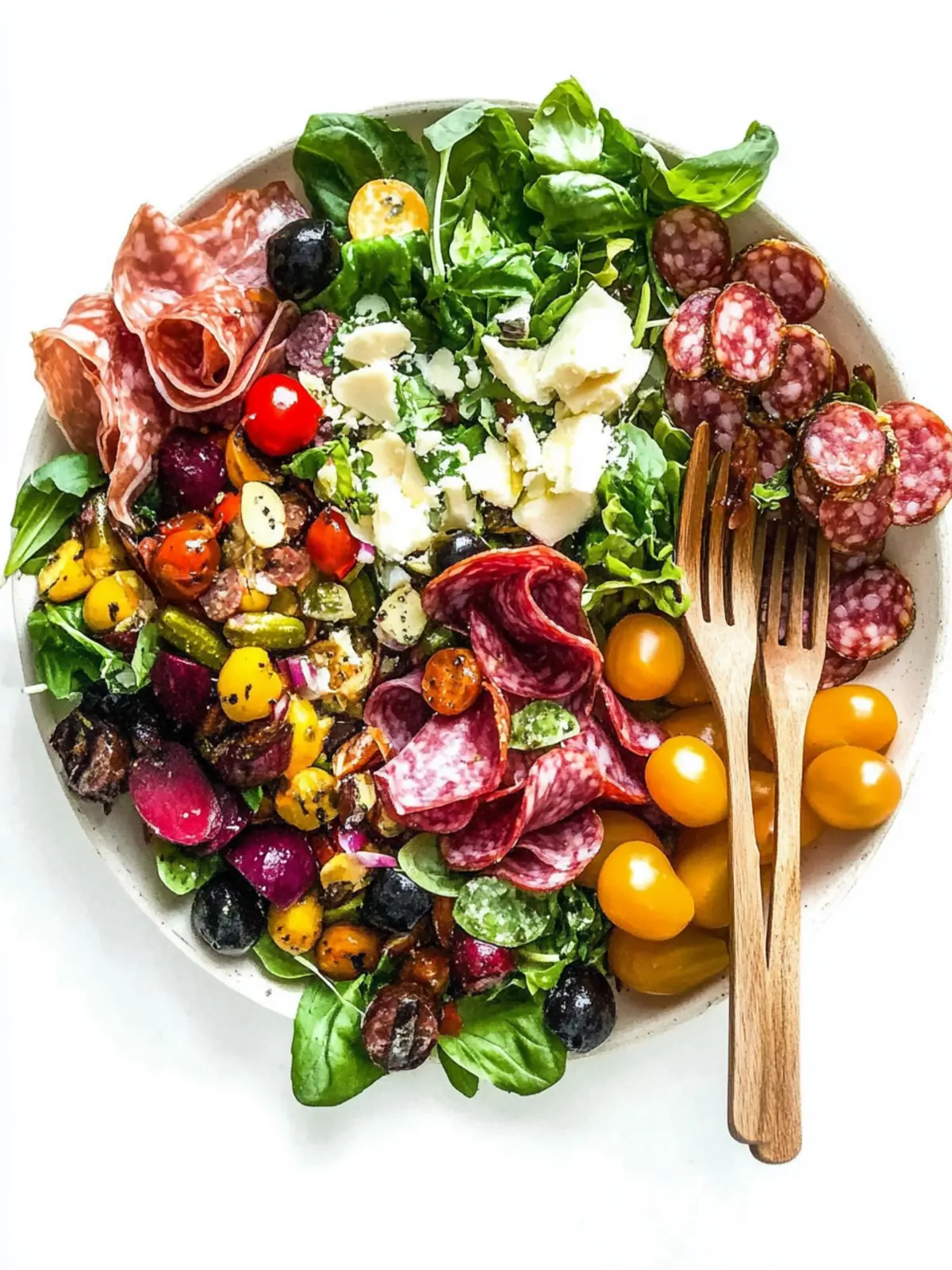 Delicious Charcuterie Salad: Fresh Flavors in Every Bite 3 Charcuterie Salad
