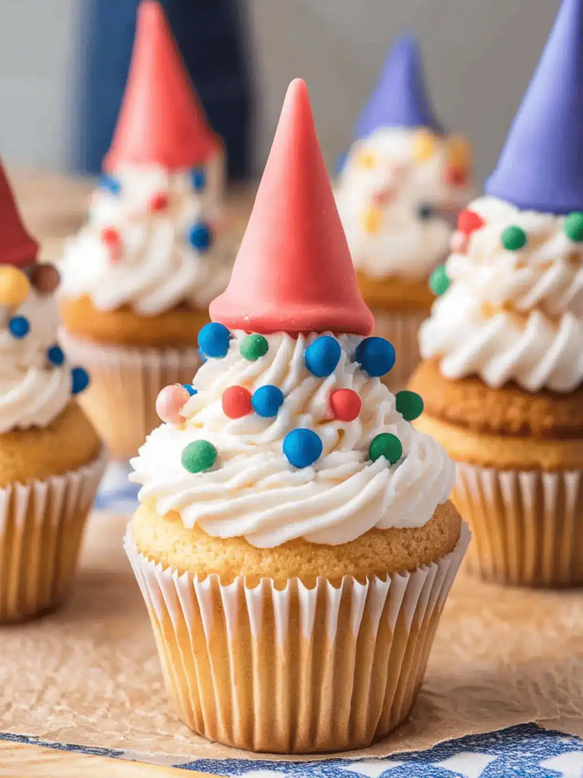 How To Make The Easiest Gnome Cupcakes That Wow Kids 2 How To Make The Easiest Gnome Cupcakes