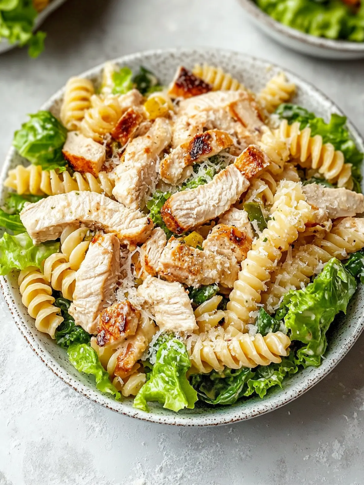Chicken Caesar Pasta Salad: Quick, Fresh, Flavor-Packed Bliss 2 Chicken Caesar Pasta Salad: Quick, Fresh, and Flavor-Packed!