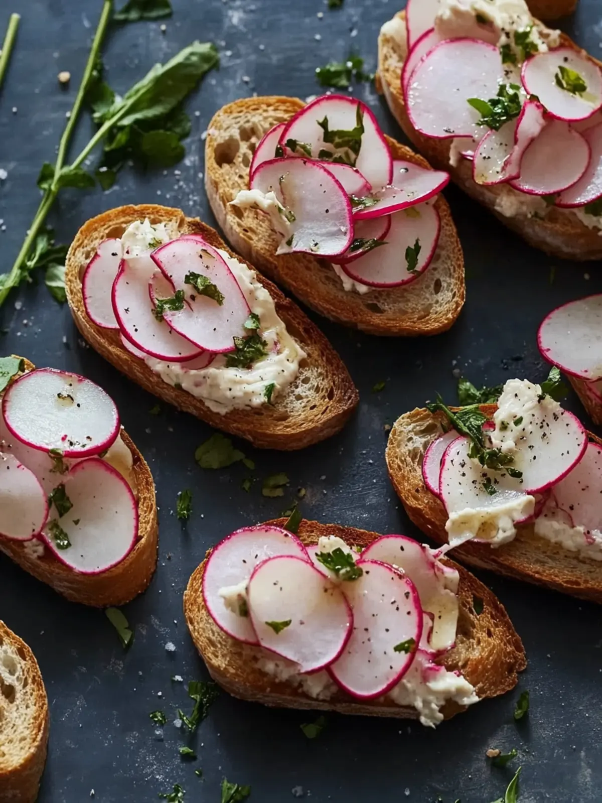 Brown Butter Radish Crostini: A Delightful Spring Treat 2 Brown Butter Radish Crostini