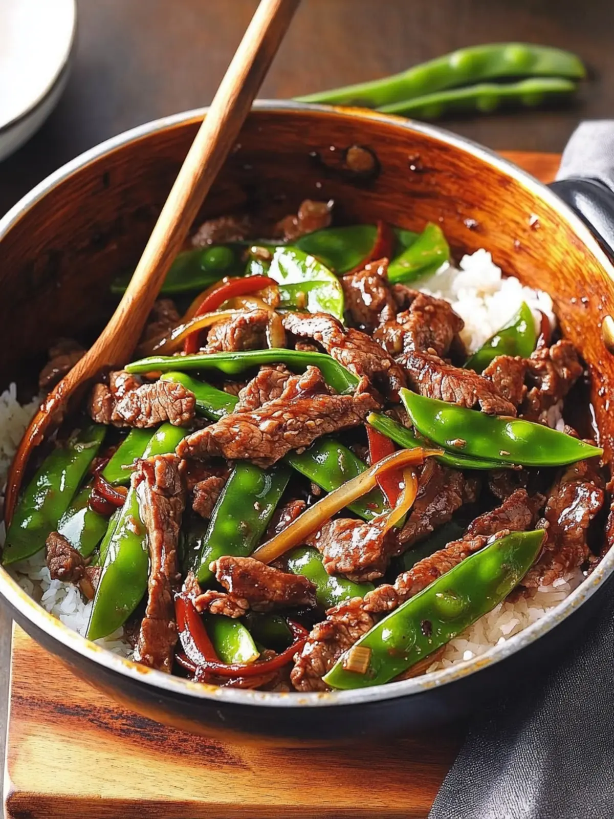 Savory Snow Peas & Beef Stir-Fry Ready in Under 30 Minutes 2 Snow Peas & Beef Stir-Fry