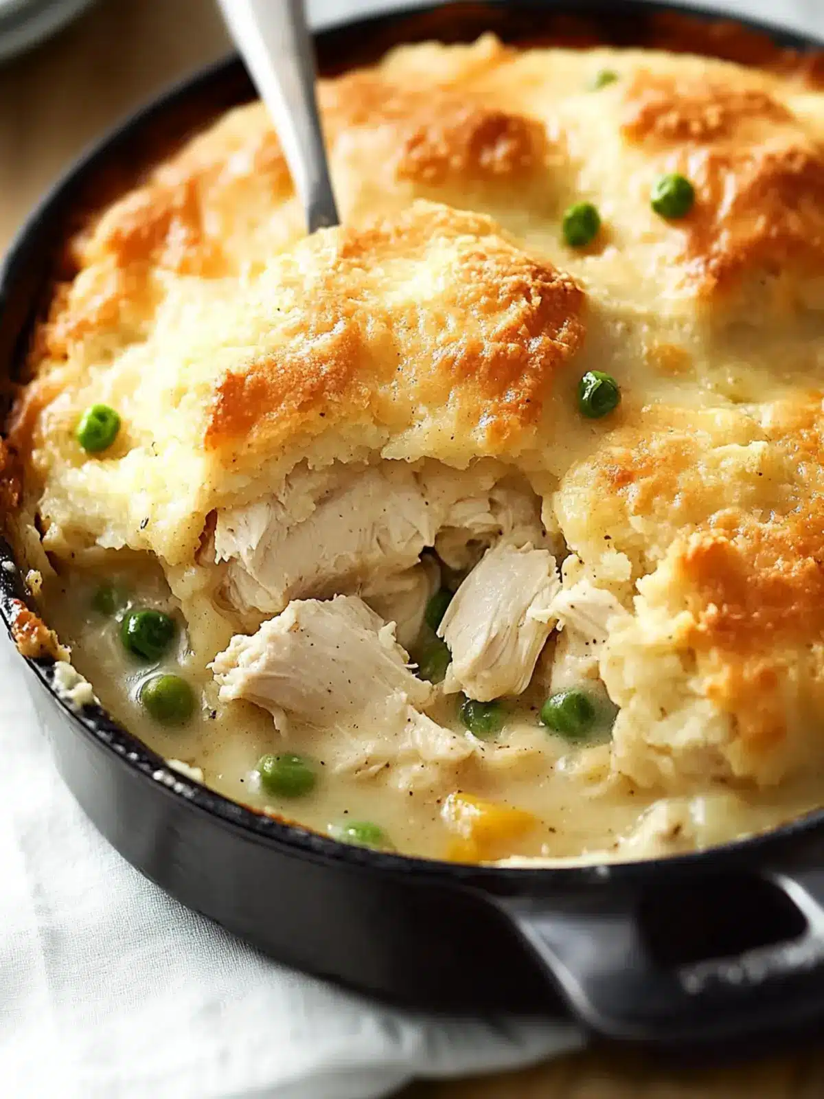 Savor the Comfort of One-Pan Easy Chicken Cobbler Tonight 3 Savor the Comfort of Easy Chicken Cobbler in One Pan