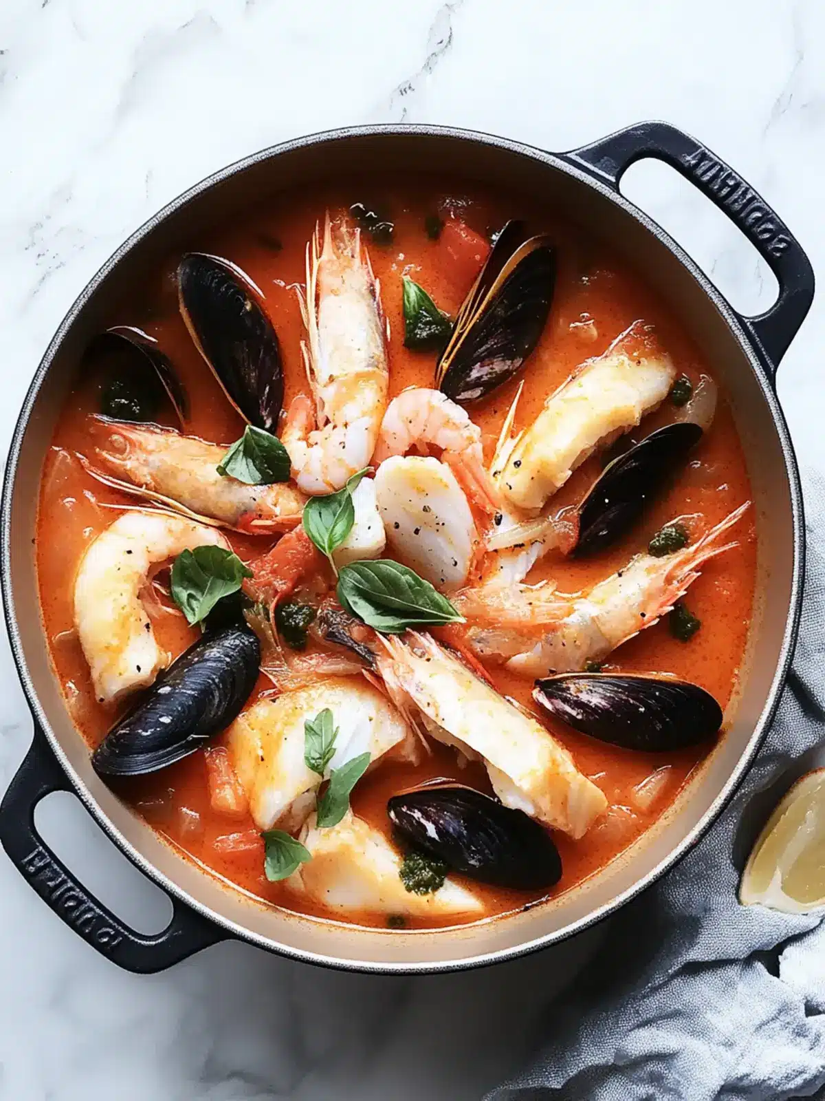 Savor Authentic Italian Cacciucco: A Hearty Fish Stew Delight 3 Italian Cacciucco (Fish Stew)