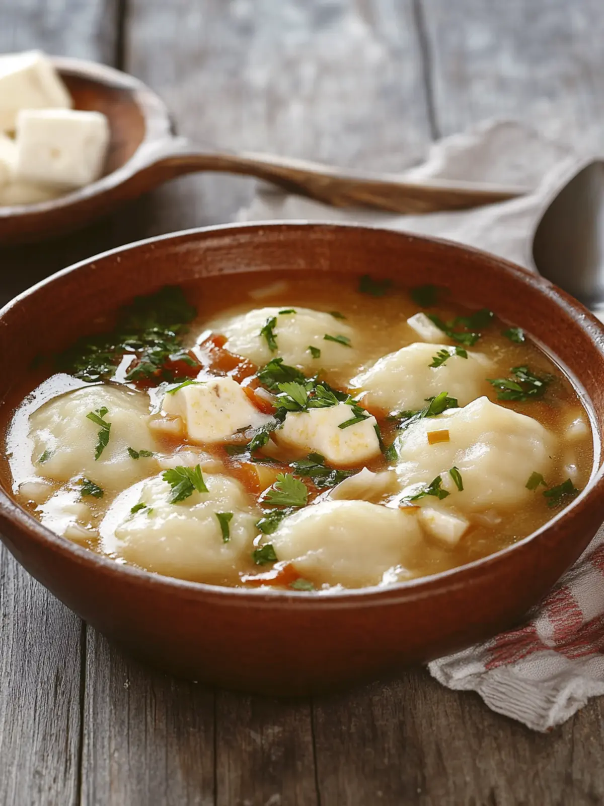 Savory Pantrucas: Comforting Chilean Dumpling Soup Delight 2 Pantrucas (Chilean Dumpling Soup)