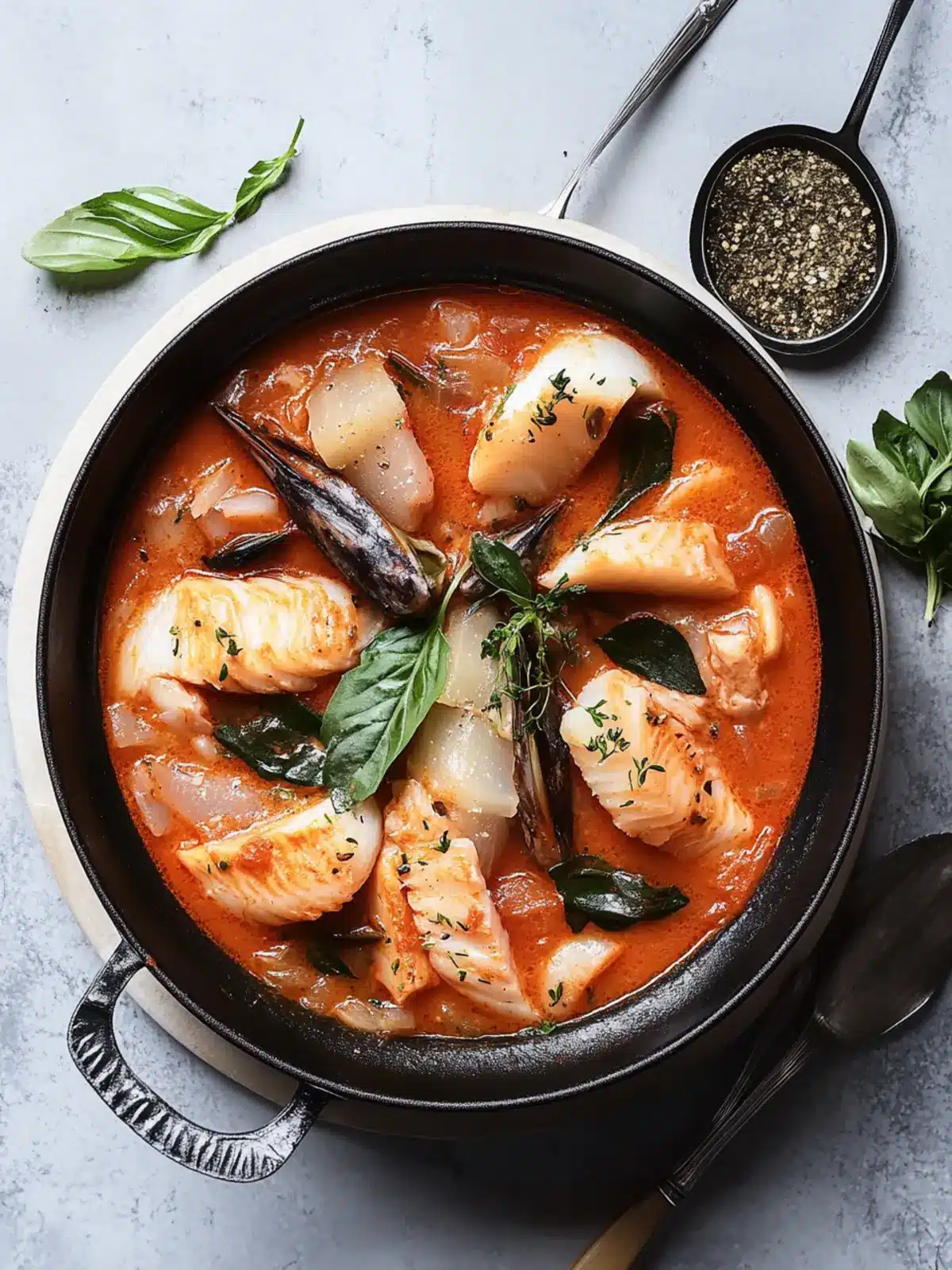 Savor Authentic Italian Cacciucco: A Hearty Fish Stew Delight 2 Italian Cacciucco (Fish Stew)