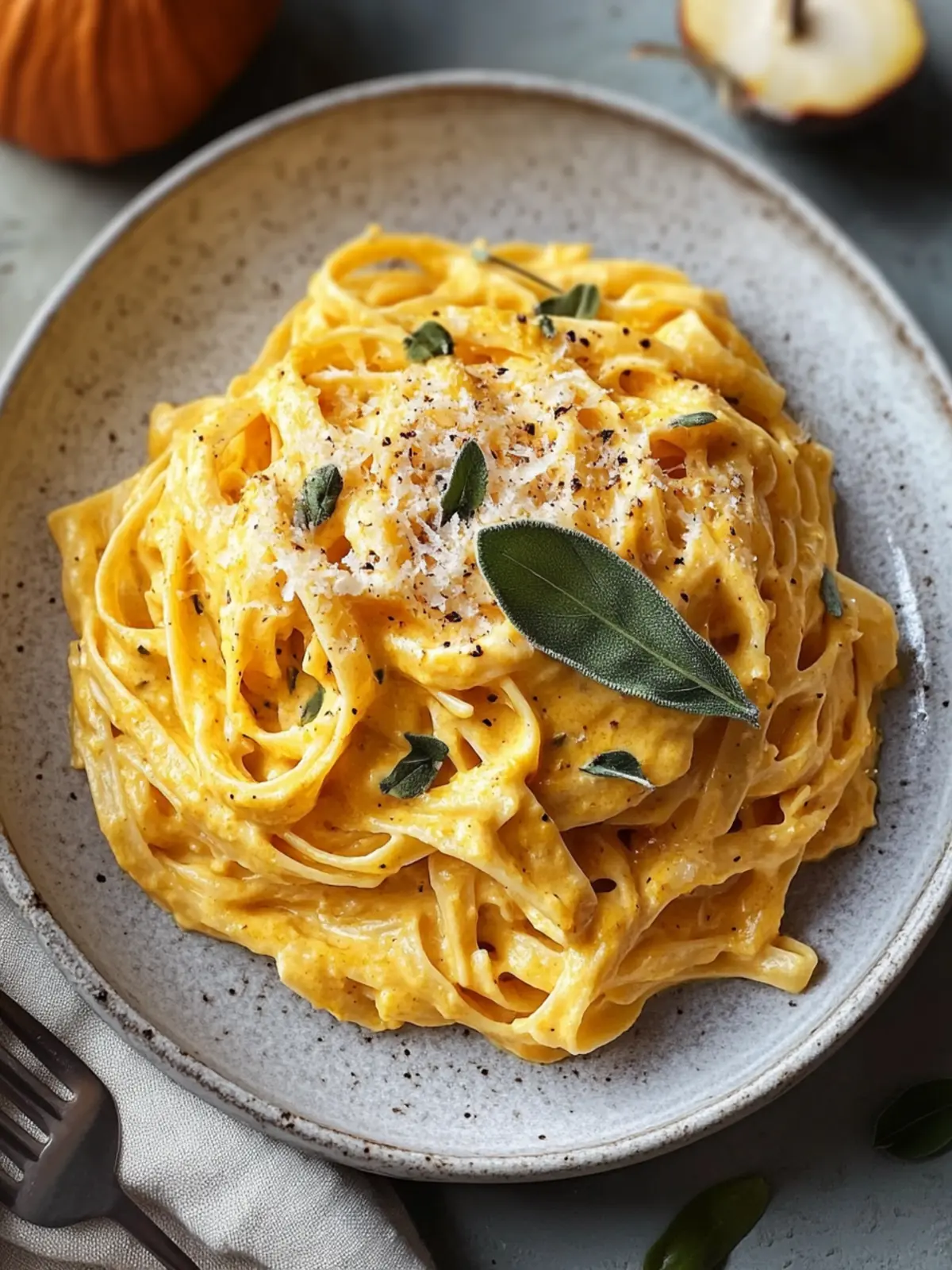 Creamy Pumpkin Alfredo Pasta - Quick Comfort for Fall Nights 3 Creamy Pumpkin Alfredo Pasta
