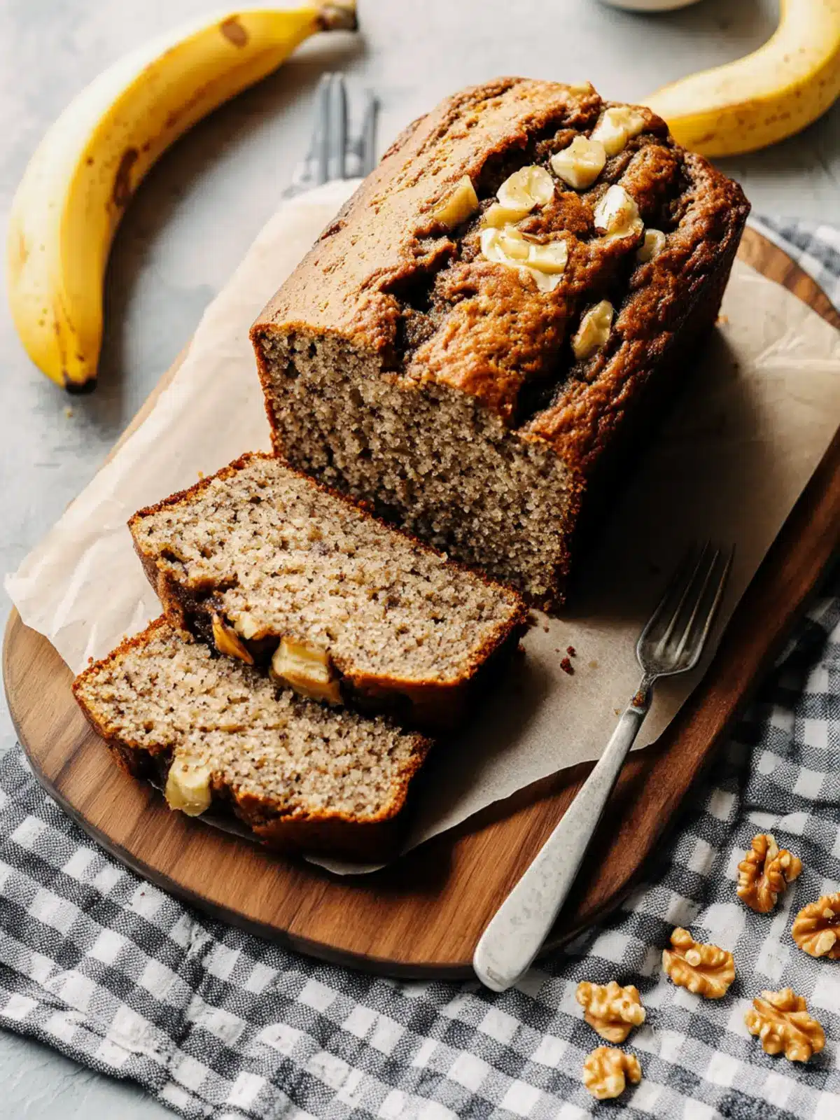 Irresistible Old-Fashioned Banana Bread with Crunchy Walnuts 4 Old-Fashioned Banana Bread with Crunchy Walnuts