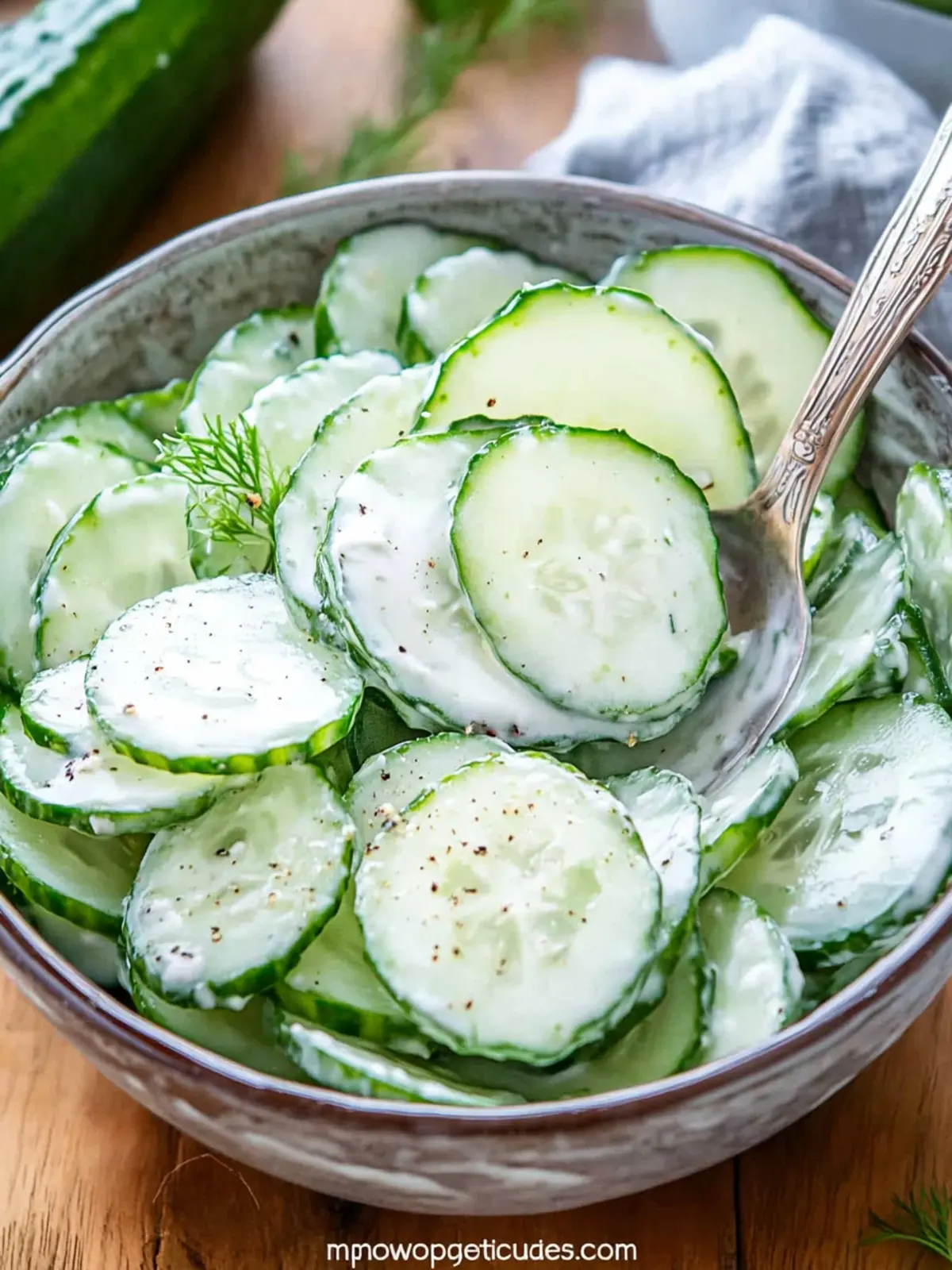 Creamy Cucumber Salad that Refreshes Your Summer Gatherings 4 Creamy Cucumber Salad
