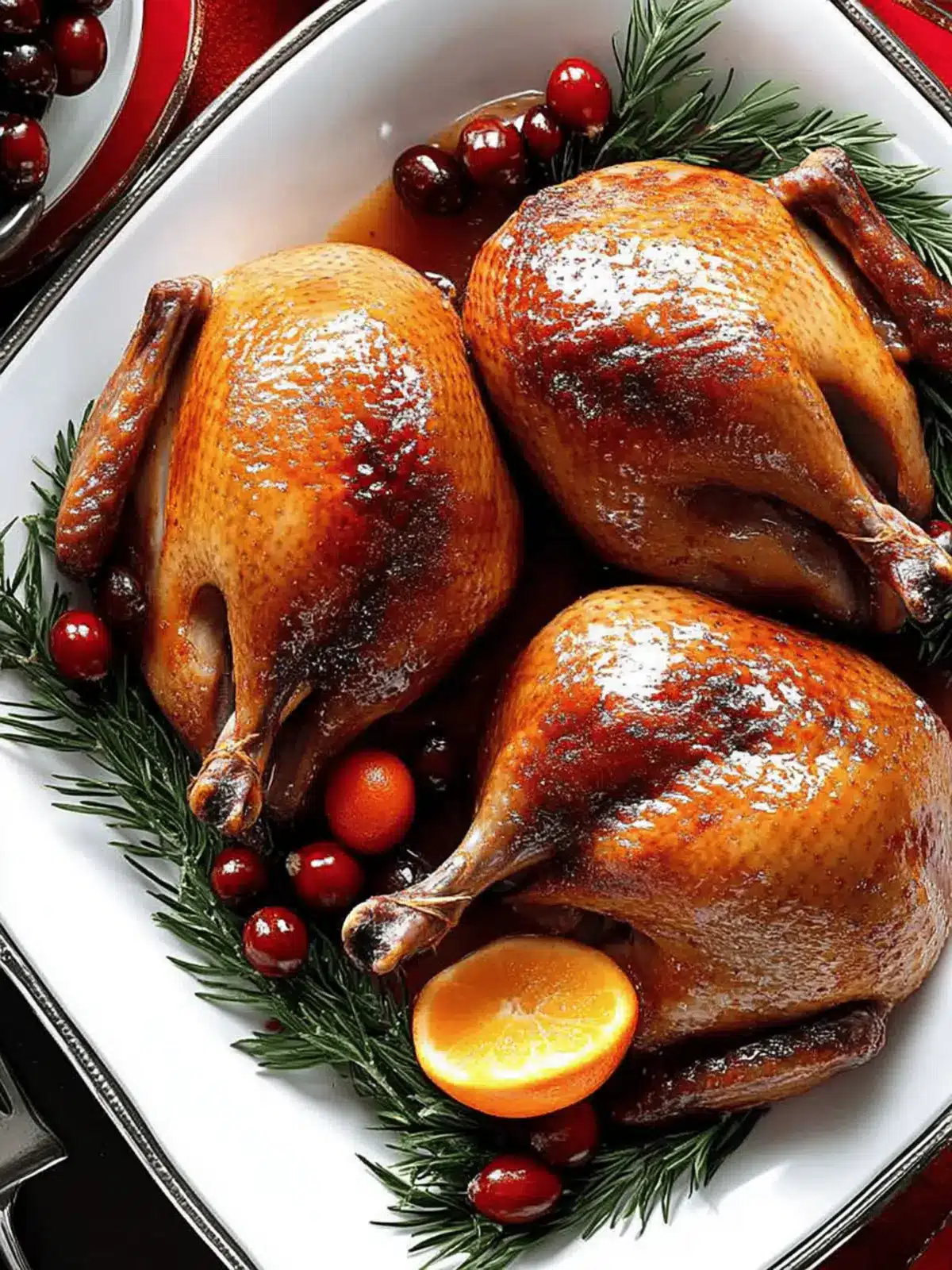 Cranberry-Orange Roast Ducklings for Your Best Holiday Feast 4 Cranberry-Orange Roast Ducklings