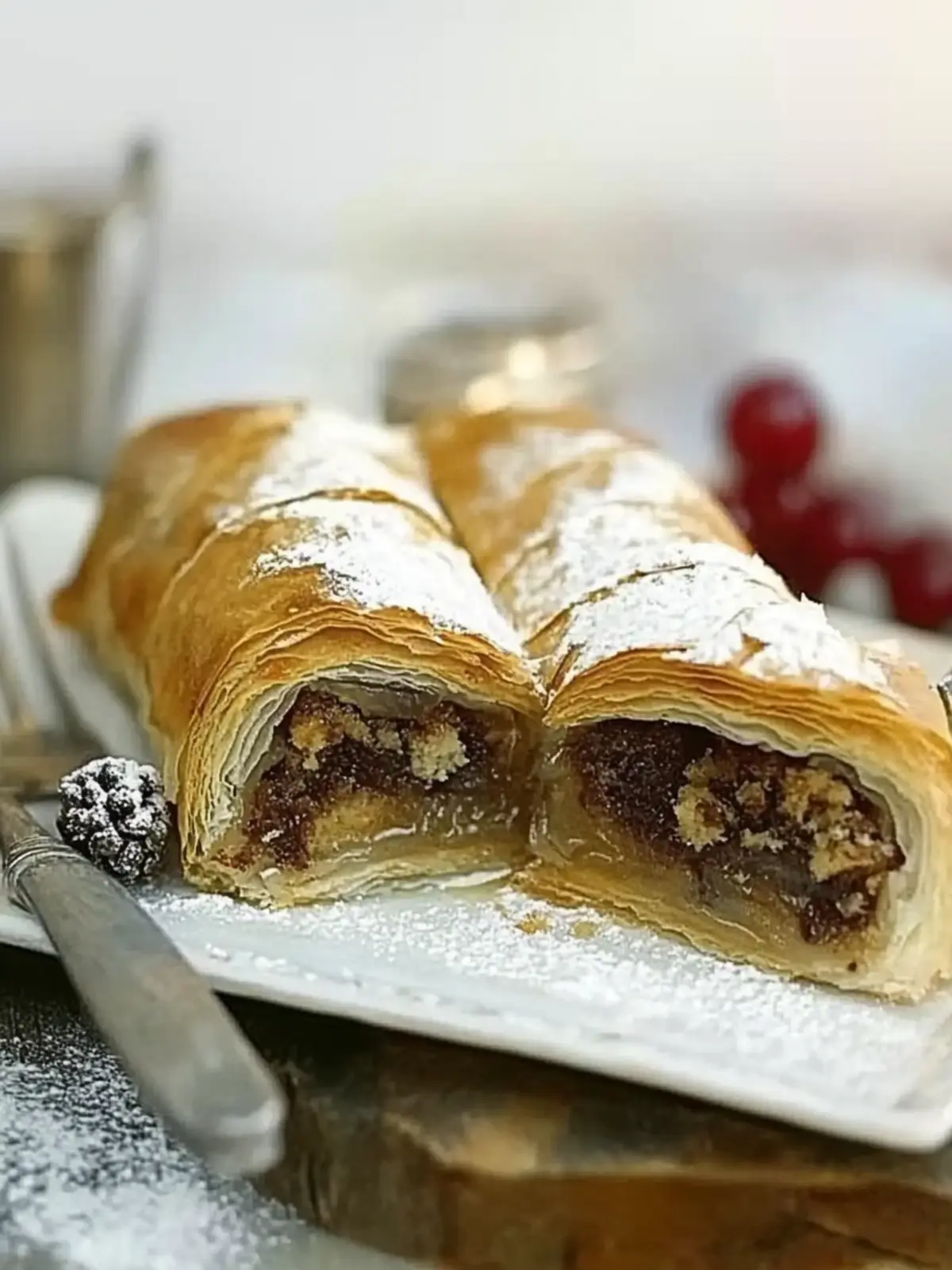 Delicious Christmas Pudding Strudel to Wow Your Guests 3 Christmas pudding strudel