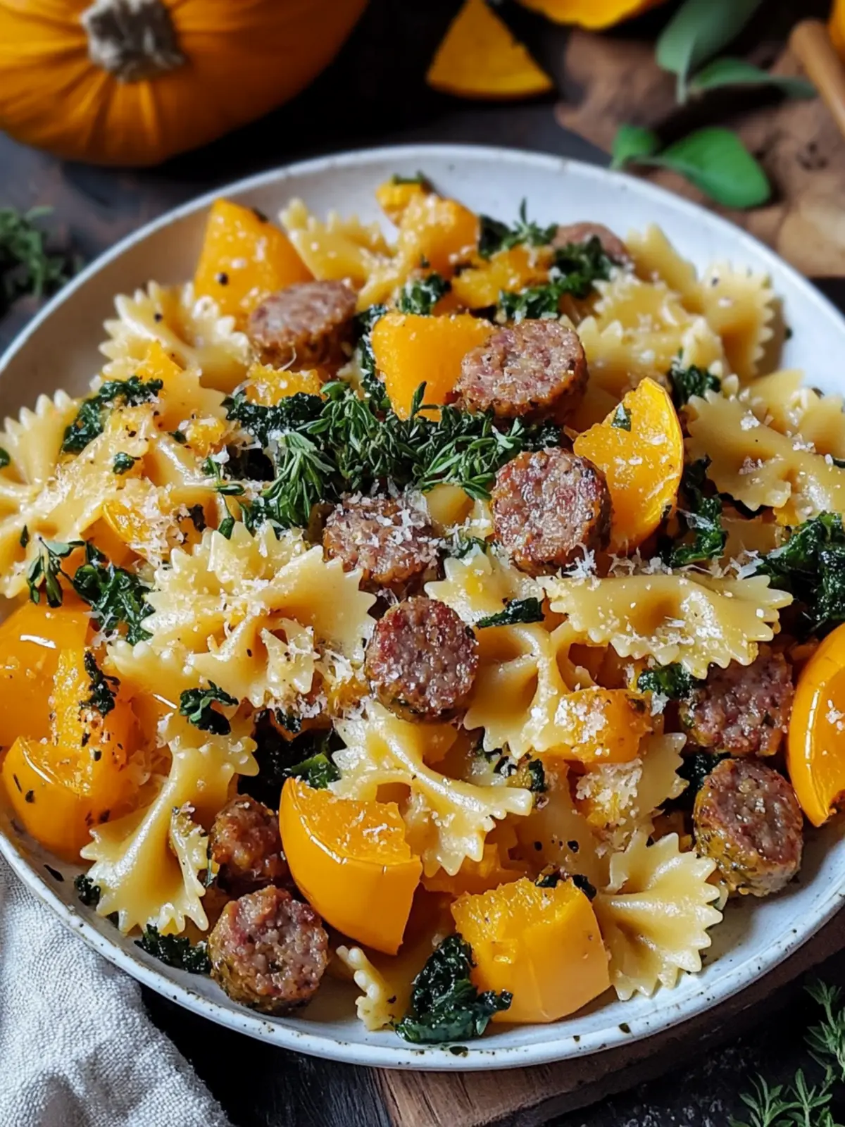 Autumn Sausage Pasta Squash: 25-Minute Cozy Comfort Dish 2 Autumn Sausage Pasta Squash: Your 25-Minute Comfort Food Delight