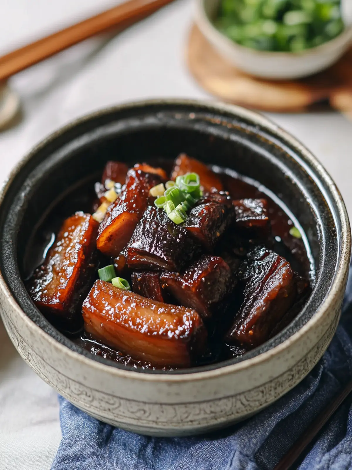 Savory Braised Pork Belly with Meigan Cai: Celebrate in Style 4 Braised Pork Belly with Meigan Cai (æ¢
å¹²èçè)