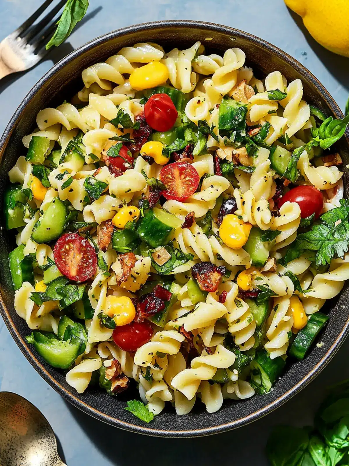 Spicy Vegan Pasta Salad That Bursts with Flavor and Nutrition 4 Vegan Pasta Salad