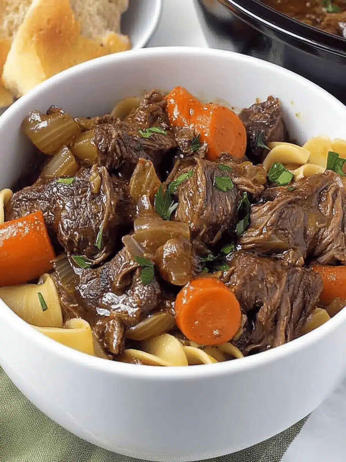 Irresistible Slow-Cooker Beef Burgundy: Comfort Food Bliss 2 Slow-Cooker Beef Burgundy