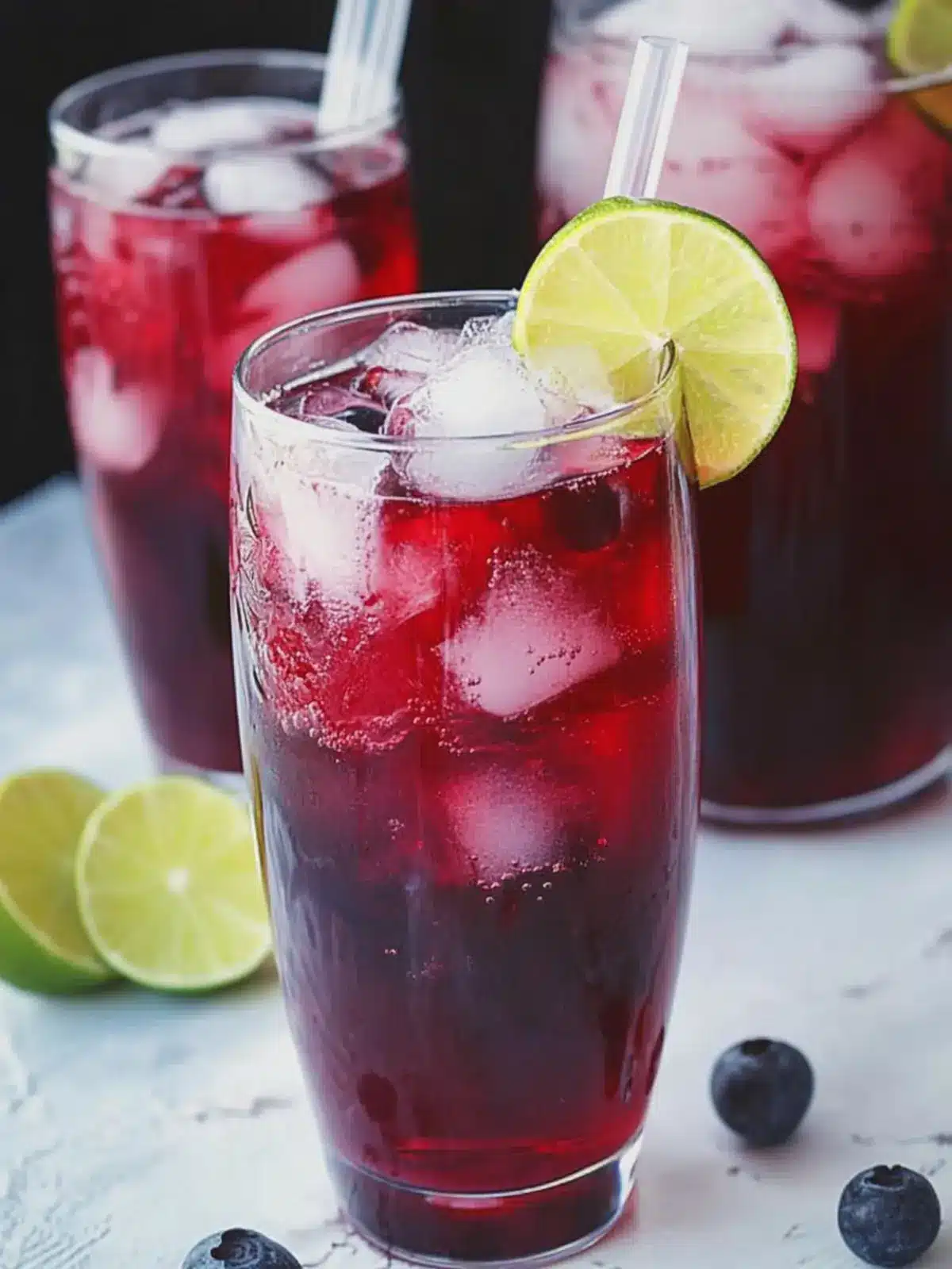 Zesty Blueberry-Lime Iced Tea to Refresh Your Summer Days 2 Blueberry-Lime Iced Tea