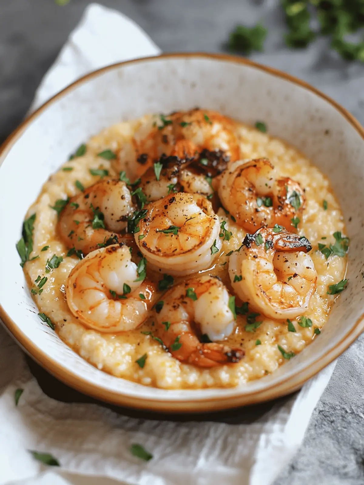 Savory Shrimp and Grits: Your New Cozy Comfort Food Delight 3 Shrimp and Grits (Seafood over Cornmeal Porridge)