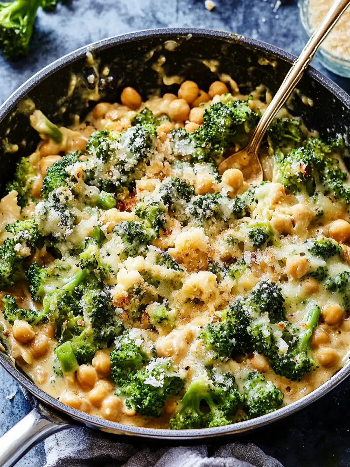 Creamy Chickpea Broccoli Alfredo Skillet for Cozy Nights 4 Chickpea Broccoli Alfredo Skillet