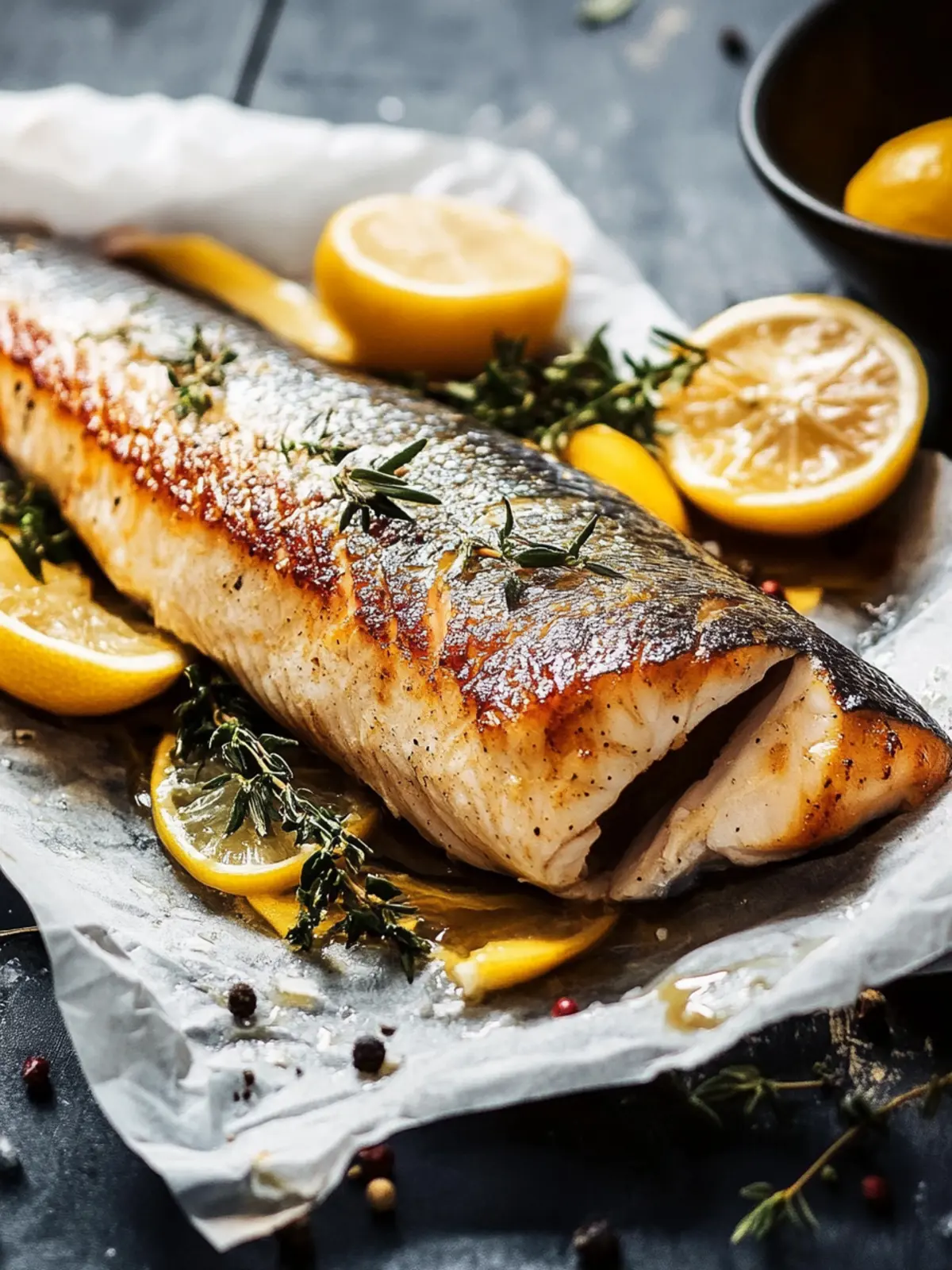 Grilled Australian Barramundi with Lemon Thyme Bliss 3 Australian Barramundi (Australian Sea Bass)