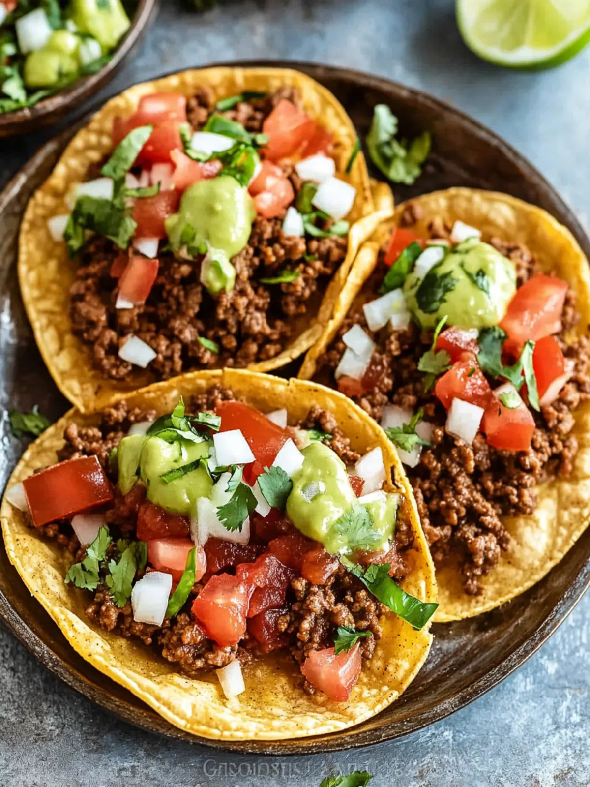 Savory Ground Beef Tostadas: Your Taco Night Game-Changer 2 Ground Beef Tostadas