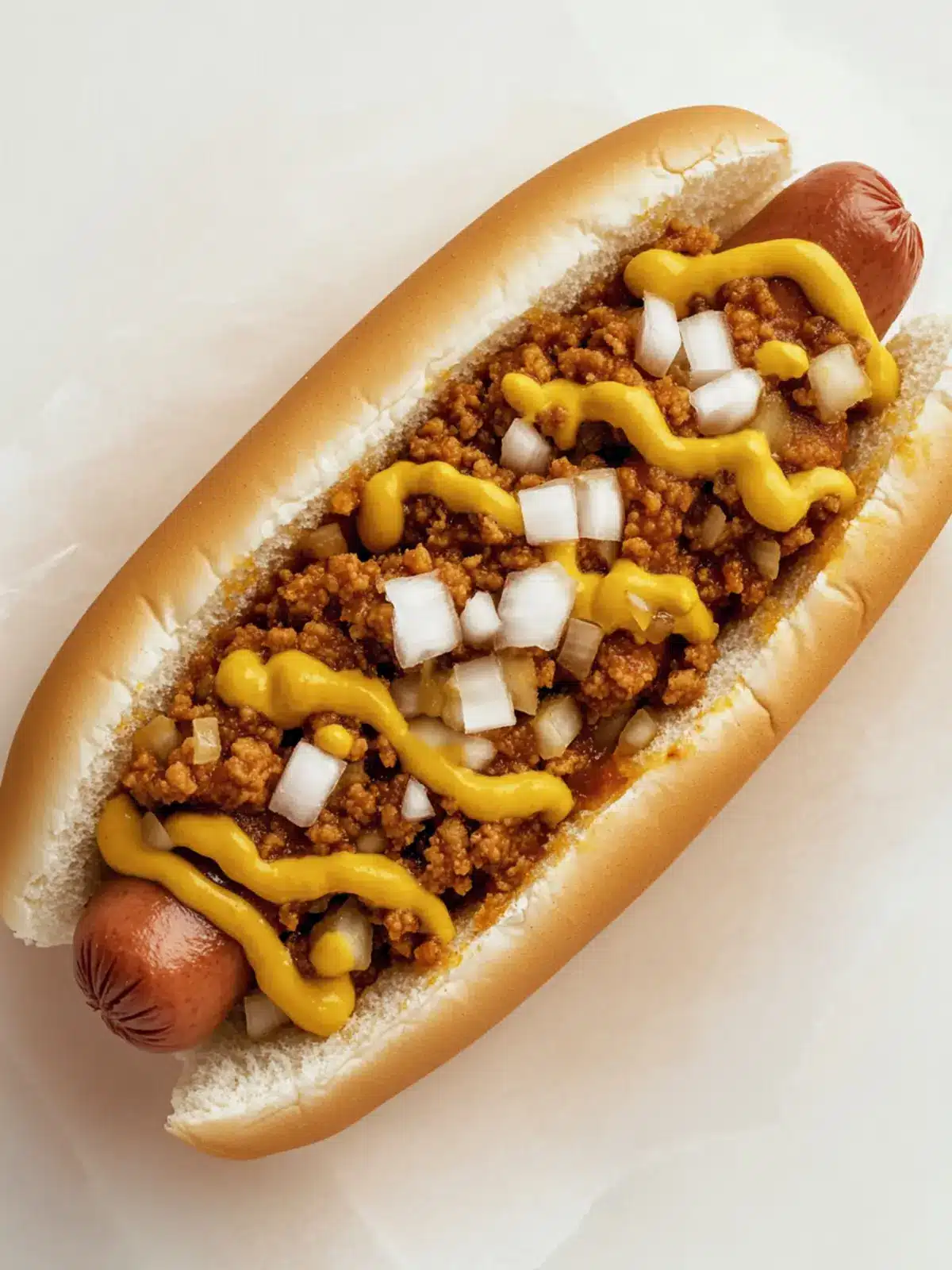 Delicious Coney Dog with Hearty Chili for Epic Flavor 2 Coney Dog (Chili Topped Hot Dog)