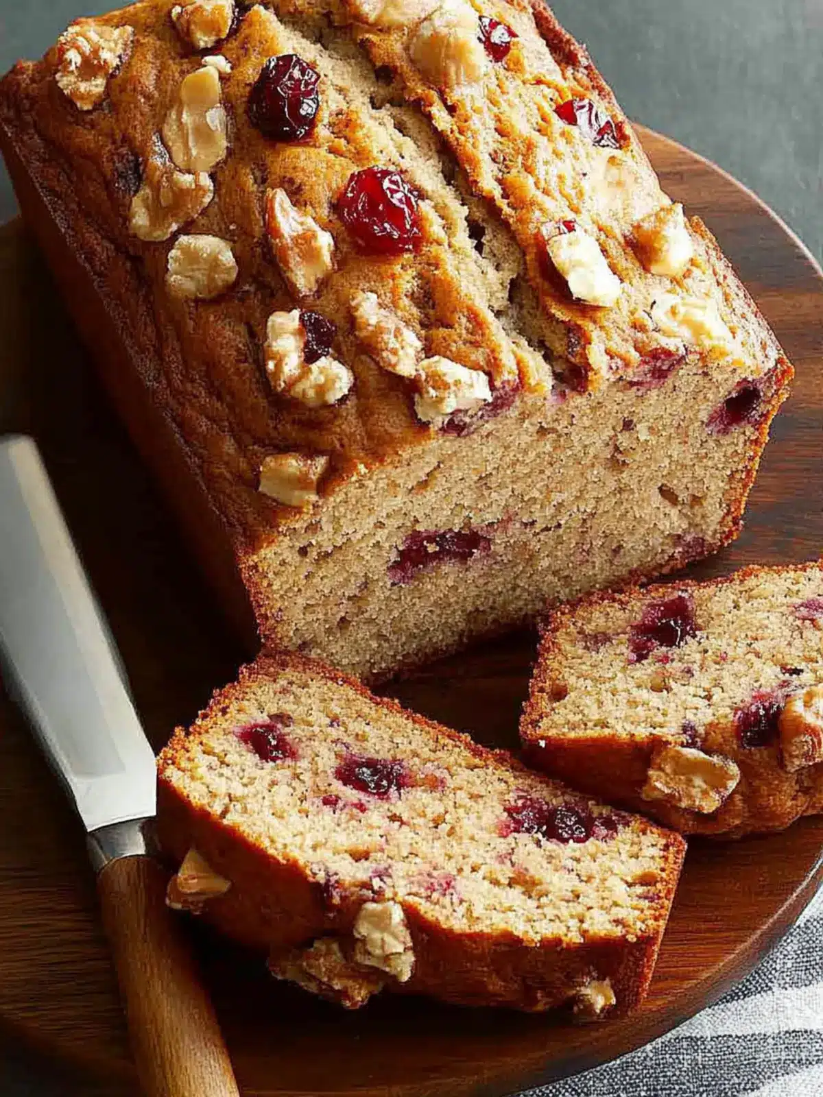 Double Cranberry Banana Bread You ll Crave Every Morning 4 Double Cranberry Banana Bread