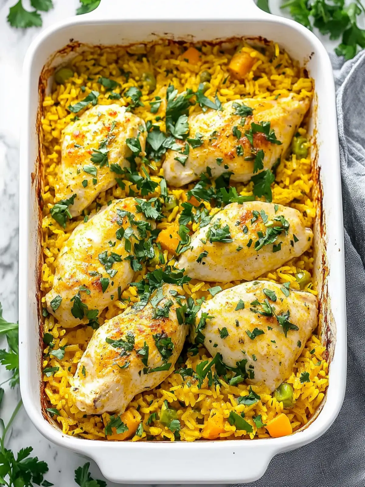 Turmeric Chicken and Rice Casserole for a Cozy Dinner Night 3 Turmeric Chicken and Rice Casserole