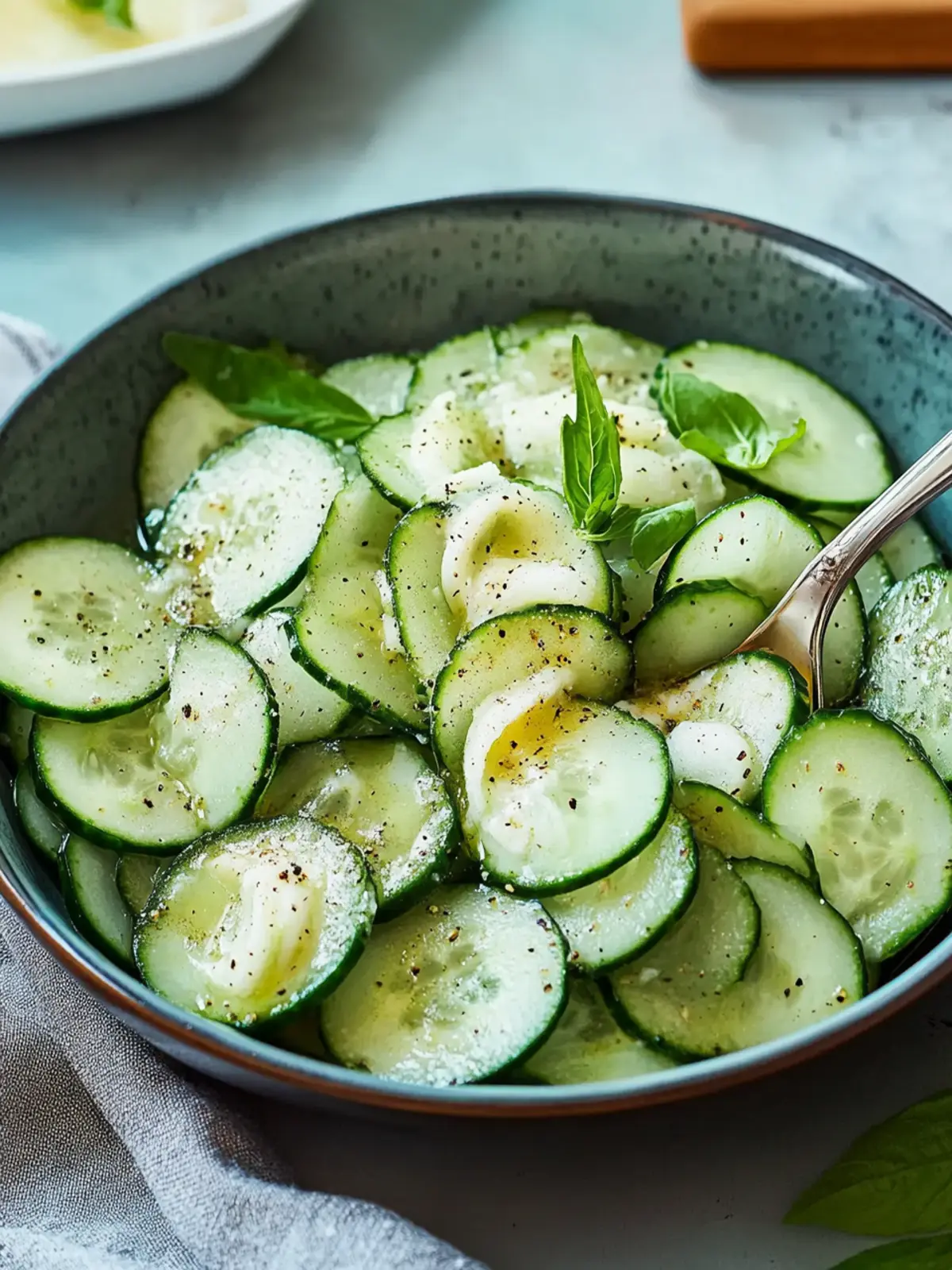 Delicious Gurkensalat: Refreshing German Cucumber Salad Recipe 2 Gurkensalat (German Cucumber Salad)