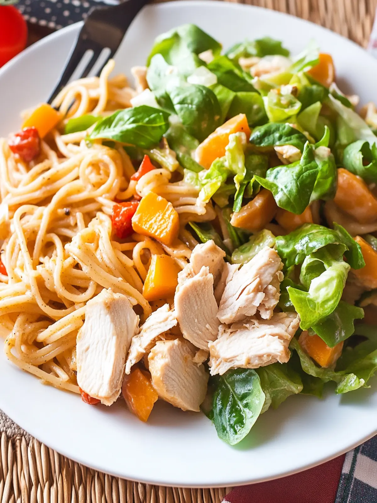 Asian Chicken and Pasta Salad: A Fresh Twist for Dinner Nights 4 Asian Chicken and Pasta Salad