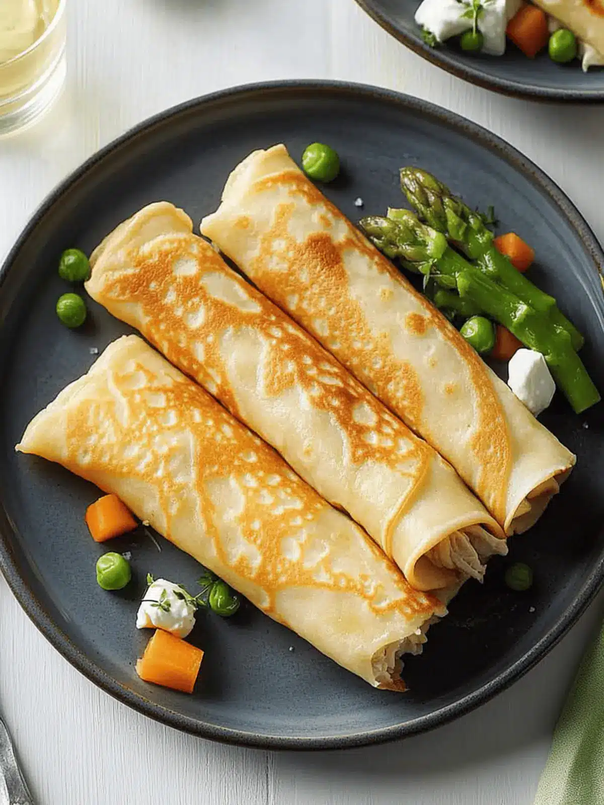 Savory Turkey Crepes with Creamy Filling for Cozy Nights 3 Turkey Crepes