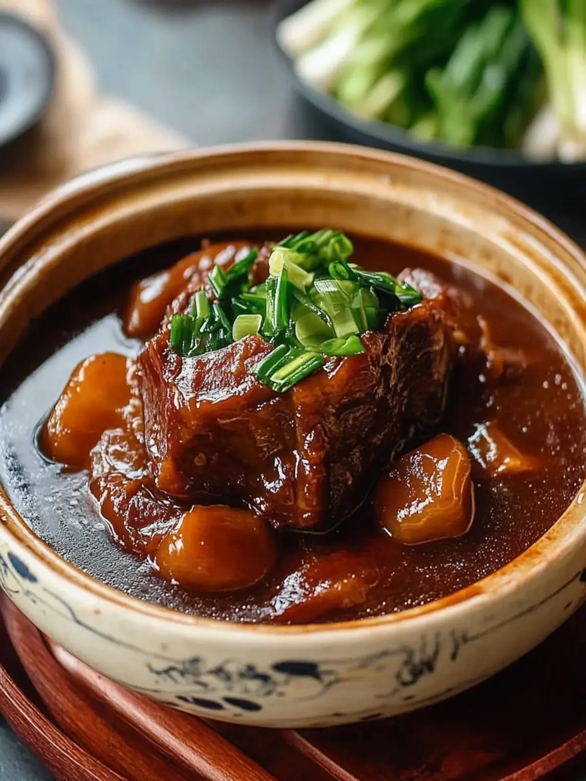 Savory Chinese Braised Ti Pang: A Festive Pork Shank Delight 2 Chinese Braised Ti Pang (Pork Shank 红ç§è¹è)