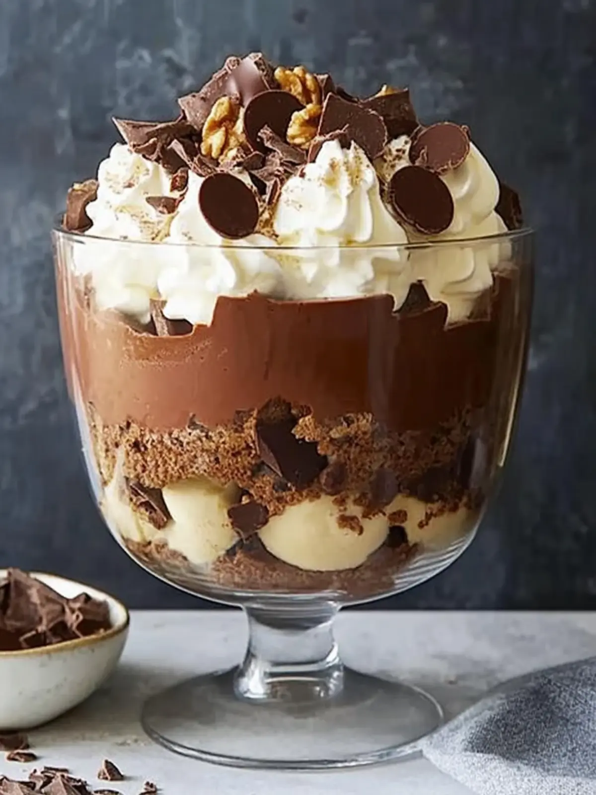 Irresistible Chocolate Trifle with Irish Cream Delight 3 Chocolate trifle
