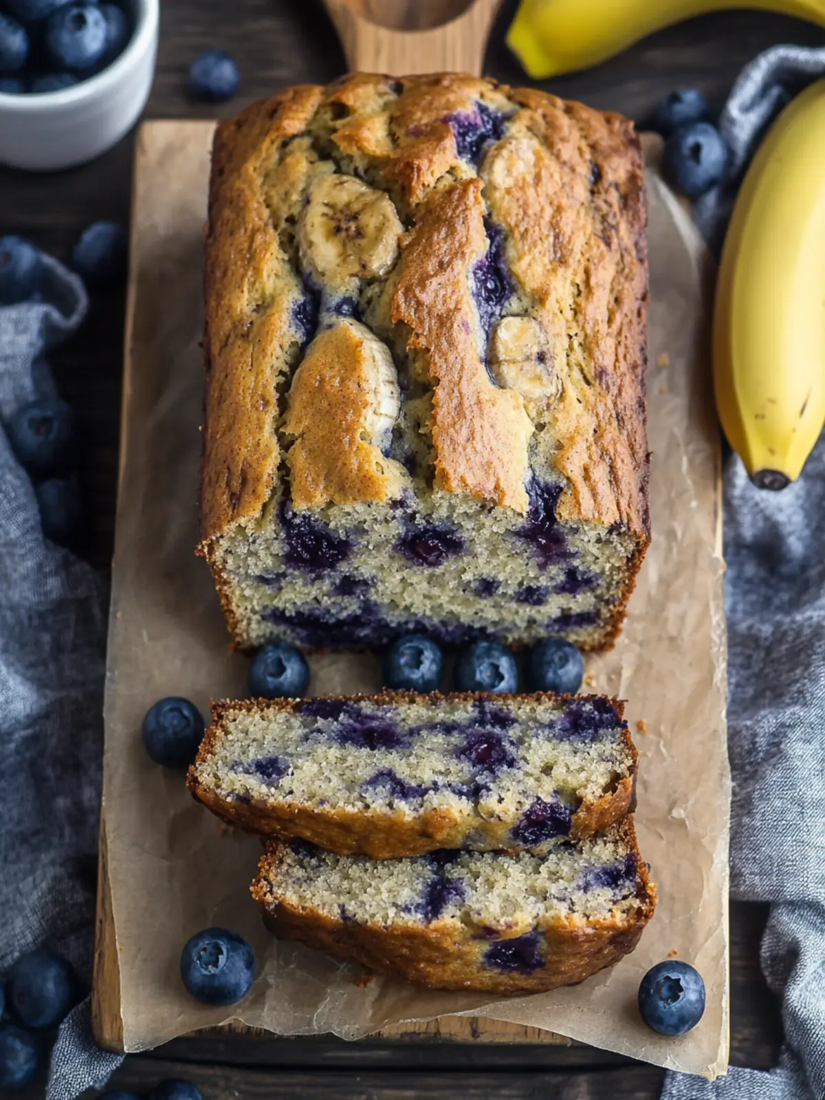 Blueberry Banana Bread That's Moist, Easy, and Irresistible 2 Blueberry Banana Bread