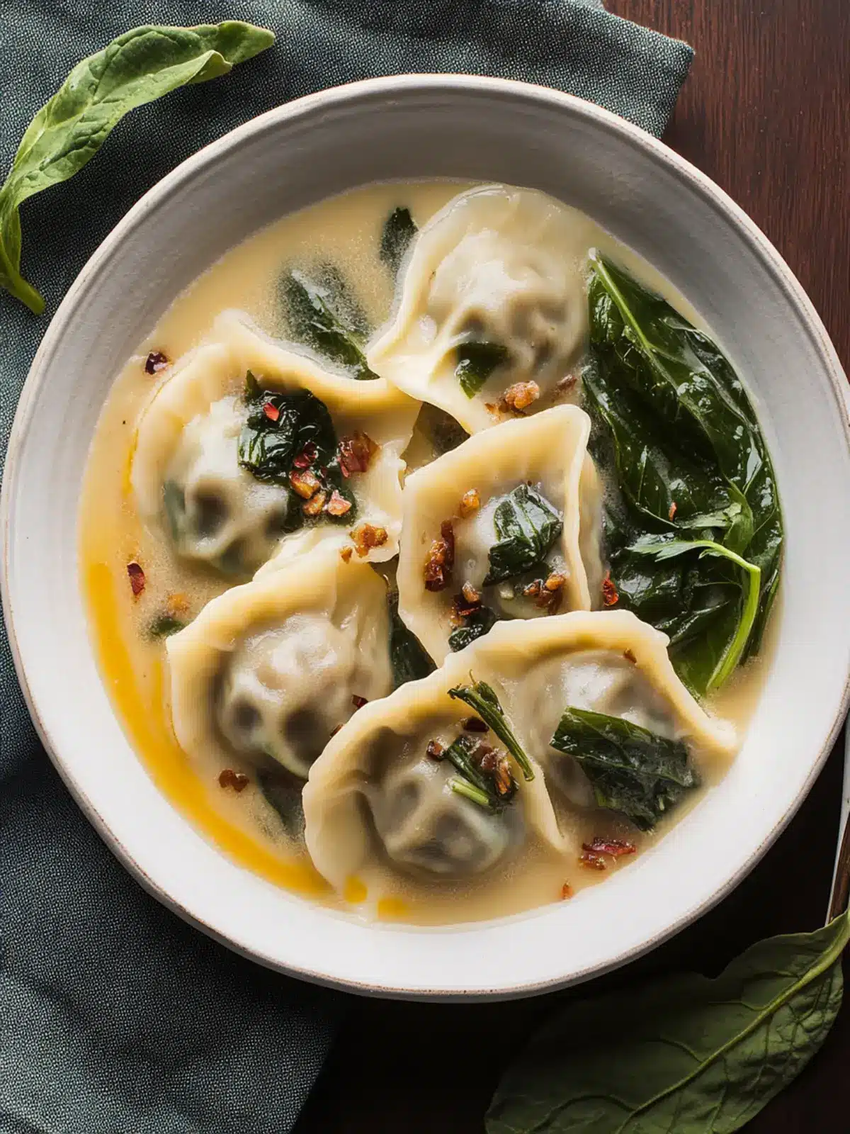 Savory Dumplings with Wild Ramps, Swiss Chard, and Mushrooms Bliss 3 Savory Dumplings with Wild Ramps, Swiss Chard, and Mushrooms