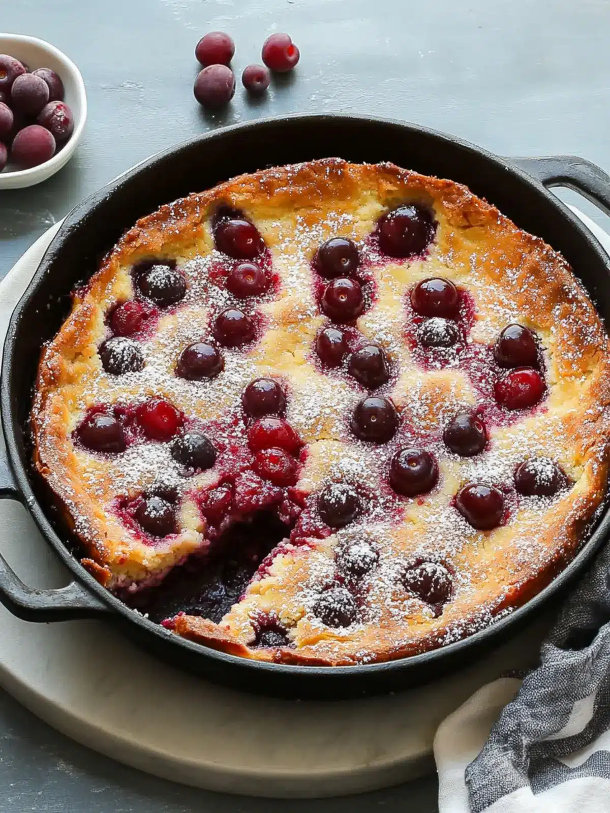 Delicious Cherry Clafoutis: Effortless French Dessert Bliss 4 Cherry Clafoutis